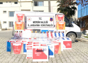 Mersin’de 170 bin adet kaçak sigara ele geçirildi