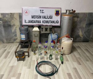 Mersin’de sahte içki operasyonu: 7 gözaltı