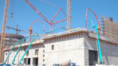 Akkuyu Nükleer Güç Santrali’nin (NGS) 3’üncü güç ünitesinde bulunan türbin