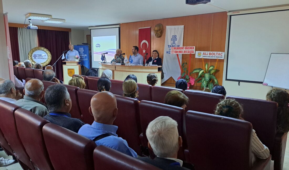 TARSUS KENT KONSEYİ EMEKLİLER MECLİSİ OLAĞAN SEÇİMLİ GENEL KURULU YAPILDI Tarsus Kent Konseyi Emekliler Meclisi Olağan Seçimli Genel Kurul Toplantısı