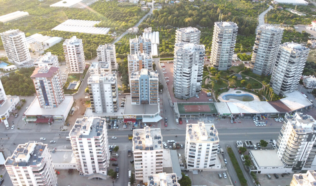 Mersin’de yabancılara Ocak ayından bugüne kadar bin 692 konut satıldı.