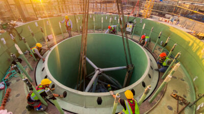 Rusya Devlet Nükleer Enerji Kuruluşu Rosatom tarafından inşa edilen VVER-1200