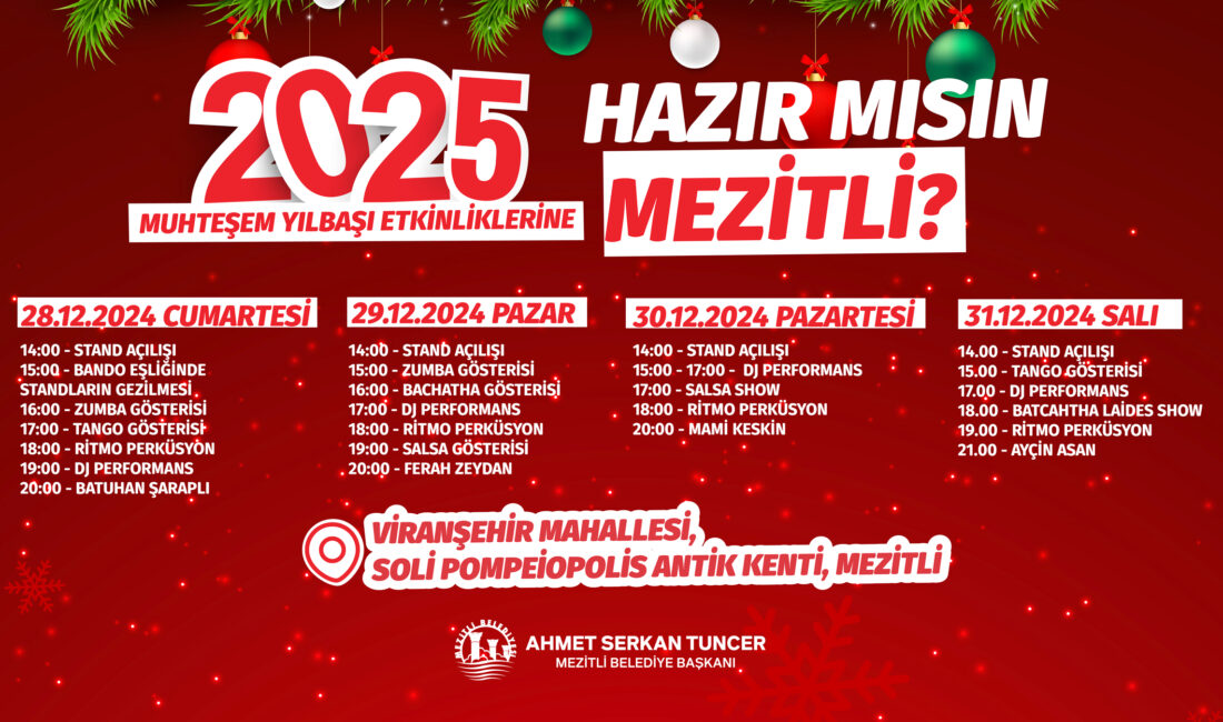 Mezitli Belediyesi, 2025 yılına