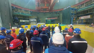 İşlem tamamlandıktan sonra uzmanlar, ünitenin devreye alma çalışmalarına başlamadan önce