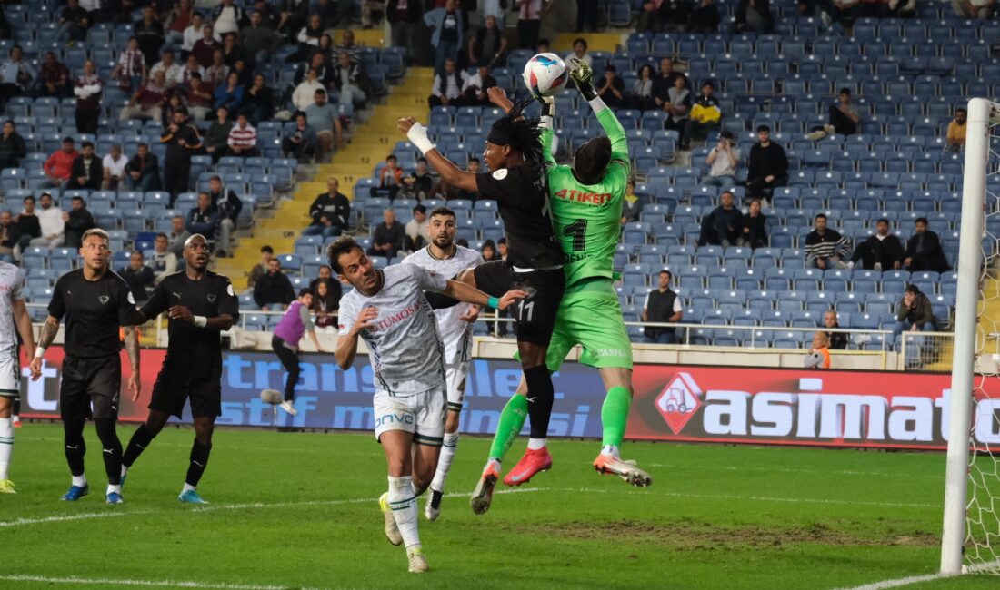 Trendyol Süper Lig’in 32. haftasında Atakaş Hatayspor, Mersin’de oynanan karşılaşmada