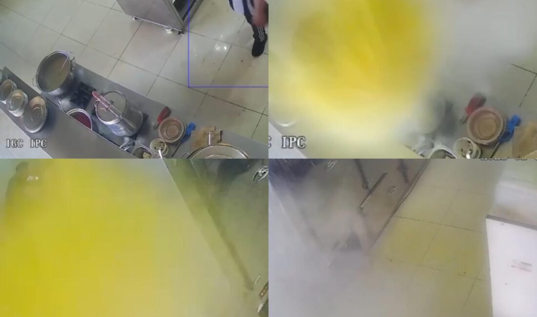 Mersin’de bir lokantada düdüklü tencere patladı. Saniyeler önce mutfaktan çıkan