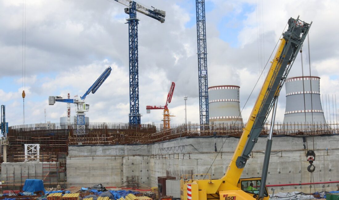 Rusya Devlet Nükleer Enerji Kuruluşu Rosatom’un inşa ettiği Leningrad NGS-2’nin