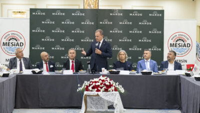 Mersin Büyükşehir Belediye Başkanı Vahap Seçer, Mersin Sanayicileri ve İş