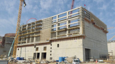 Rusya Devlet Nükleer Enerji Kuruluşu Rosatom tarafından inşa edilen Akkuyu