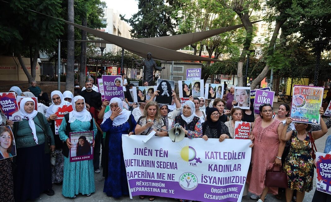 ‘HER GÜN BİR KADIN YAŞAMAK İSTEDİĞİ İÇİN ÖLDÜRÜLÜYOR!’ Halkların Eşitlik ve Demokrasi Partisi (DEM Parti) Mersin Kadın Meclisi,