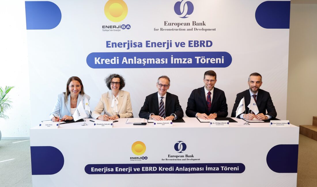 Enerjisa Enerji, EBRD ile 150 milyon dolar tutarında kredi anlaşması imzaladı Enerjisa Enerji, Avrupa İmar ve Kalkınma Bankası (EBRD) ile gerçekleştirdiği