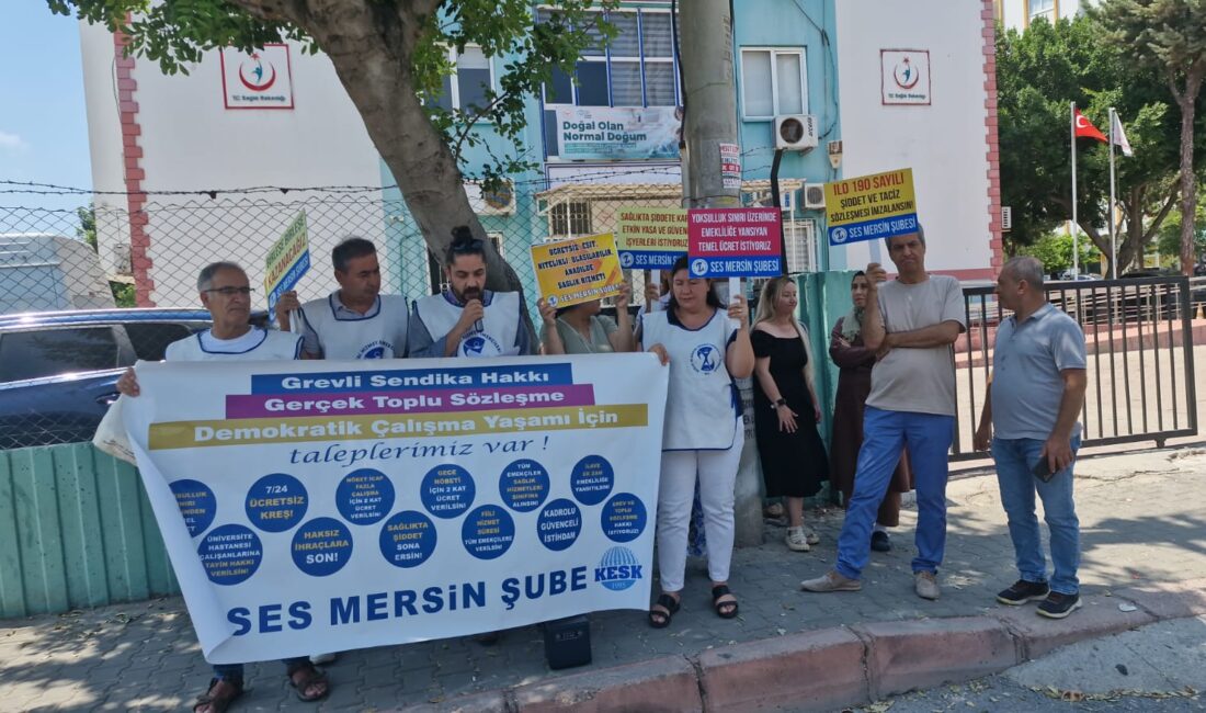 ‘SAĞLIK EMEKÇİLERİNE YÖNELİK SÖMÜRÜ DERİNLEŞİYOR!’ UMUT CAN ERKAN Sağlık ve Sosyal Hizmet Emekçileri Sendikası (SES)