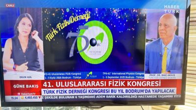Türk Fizik Derneği’nin 41. Ulusal ve 9. Uluslararası katılımlı kongresi,