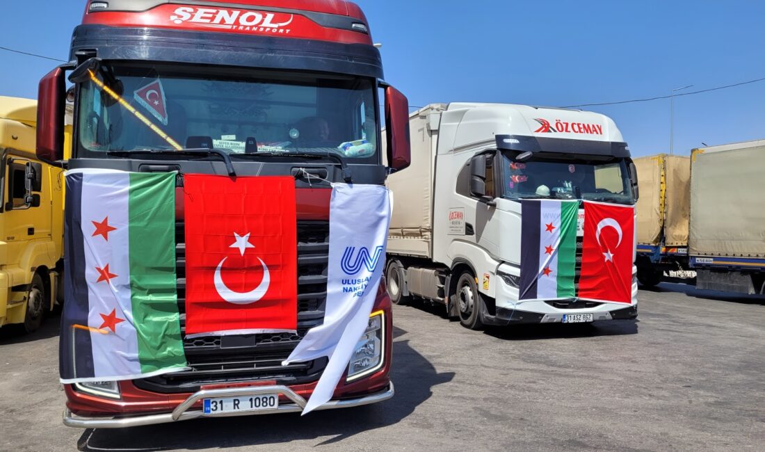 14 yıl aradan sonra yeniden başladı Türkiye’den Suriye’ye karayoluyla doğrudan taşımacılık, 26 Ağustos’ta yapılan ilk seferle