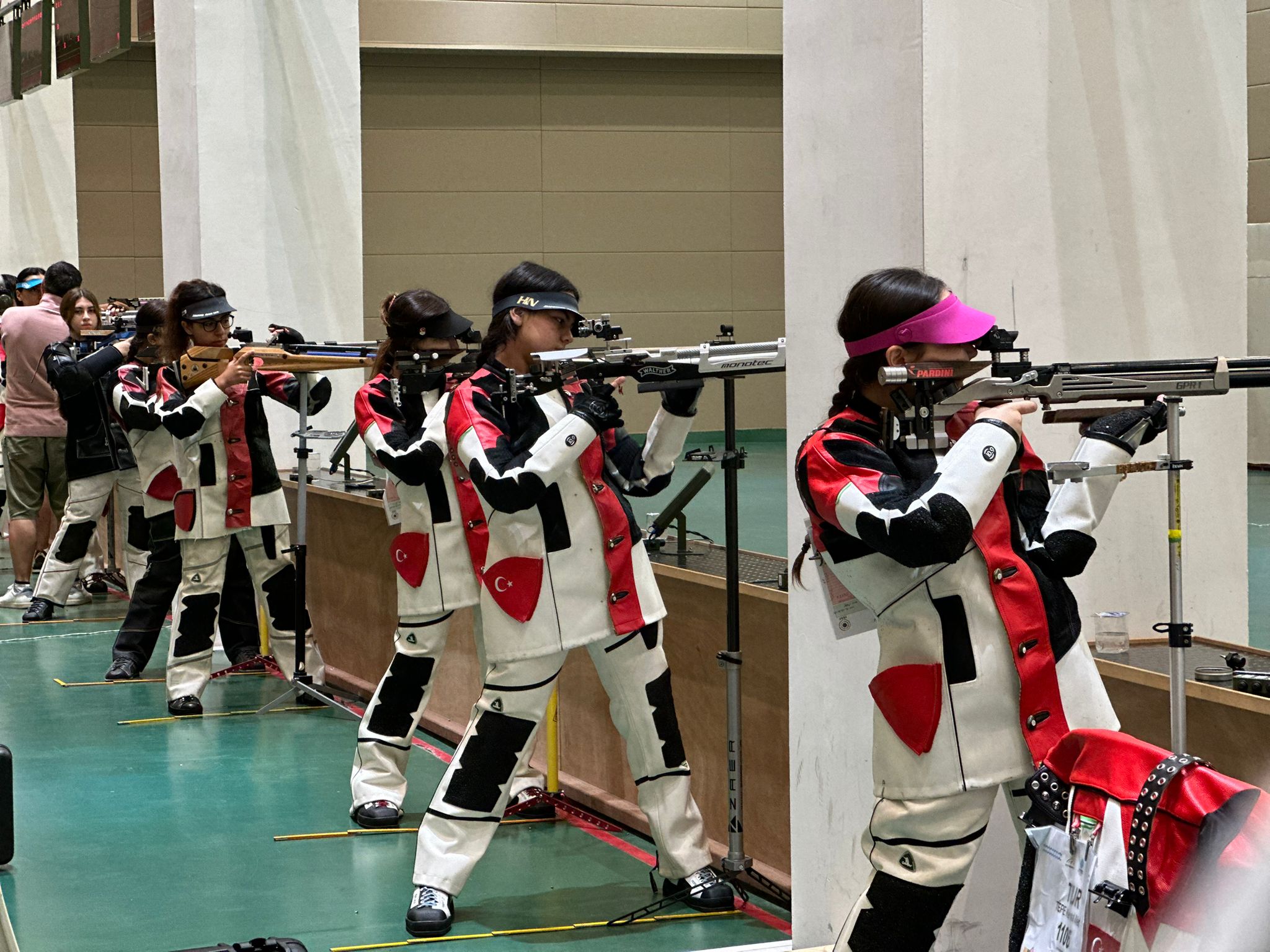 GSB Spor Okulları Atıcılık antrenmanları tüm dikkat ve disiplinle devam