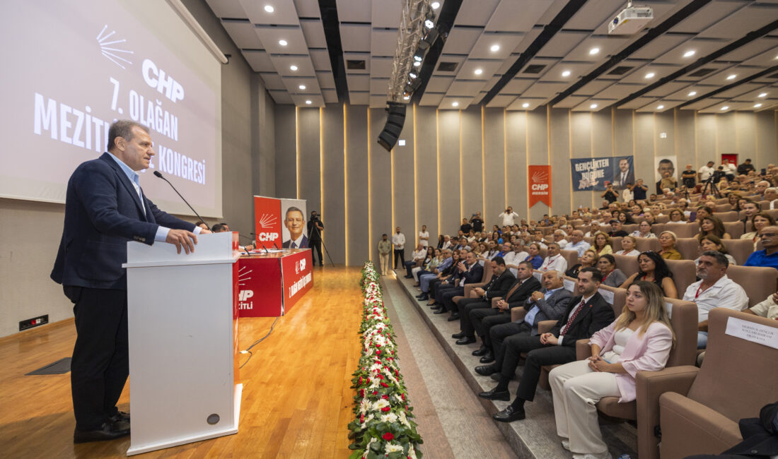 “Partimize hep beraber sahip çıkacağız” Türkiye Belediyeler Birliği (TBB) Başkan Vekili ve Mersin Büyükşehir Belediye