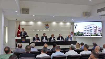 Mersin Ticaret ve Sanayi Odası (MTSO) Başkanı Hakan Sefa Çakır’ın,