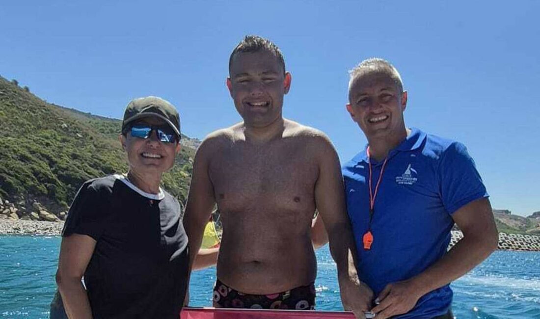 Açık deniz yüzücüsü Tuna Tunca, önemli bir başarıya daha imza