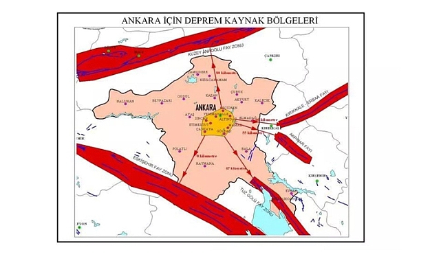 Ankara’nın Dağdemir- Kalecik bölgesinde 4.1 büyüklüğünde deprem gerçekleşti. Afet ve