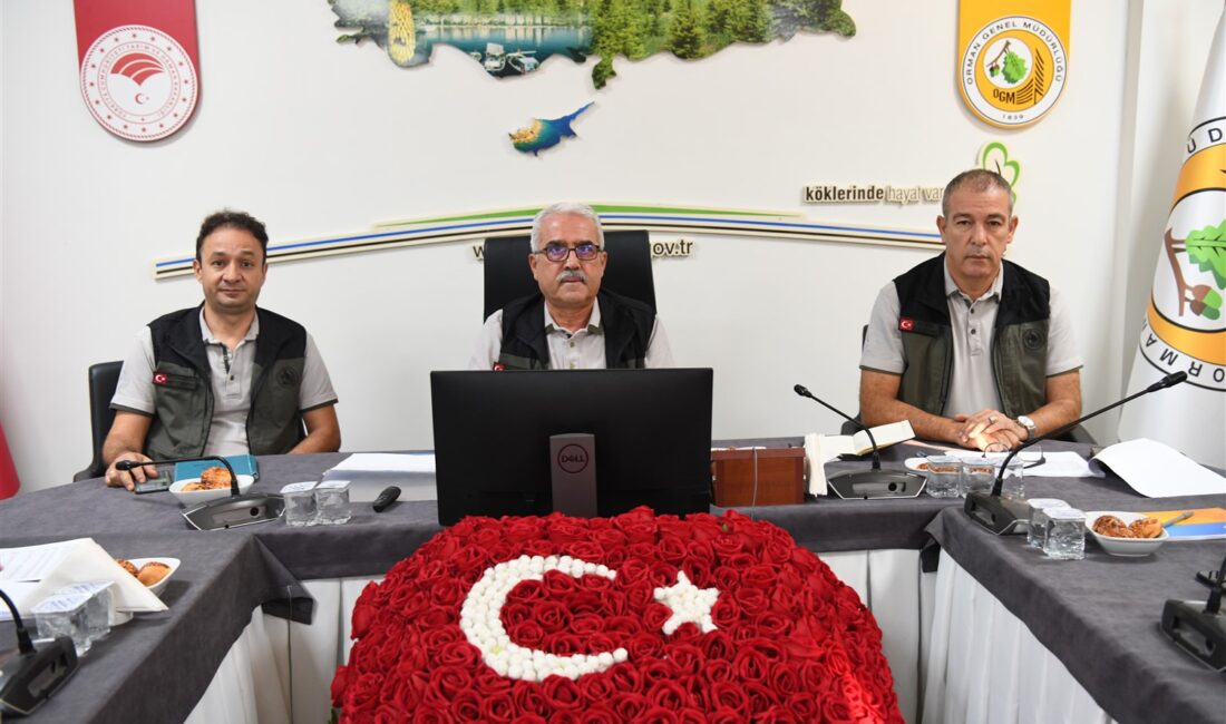 Eylül Ayı Değerlendirme Toplantısı Gerçekleştirildi Orman Genel Müdürü Bekir Karacabey başkanlığında, merkez ve taşra teşkilatlarının