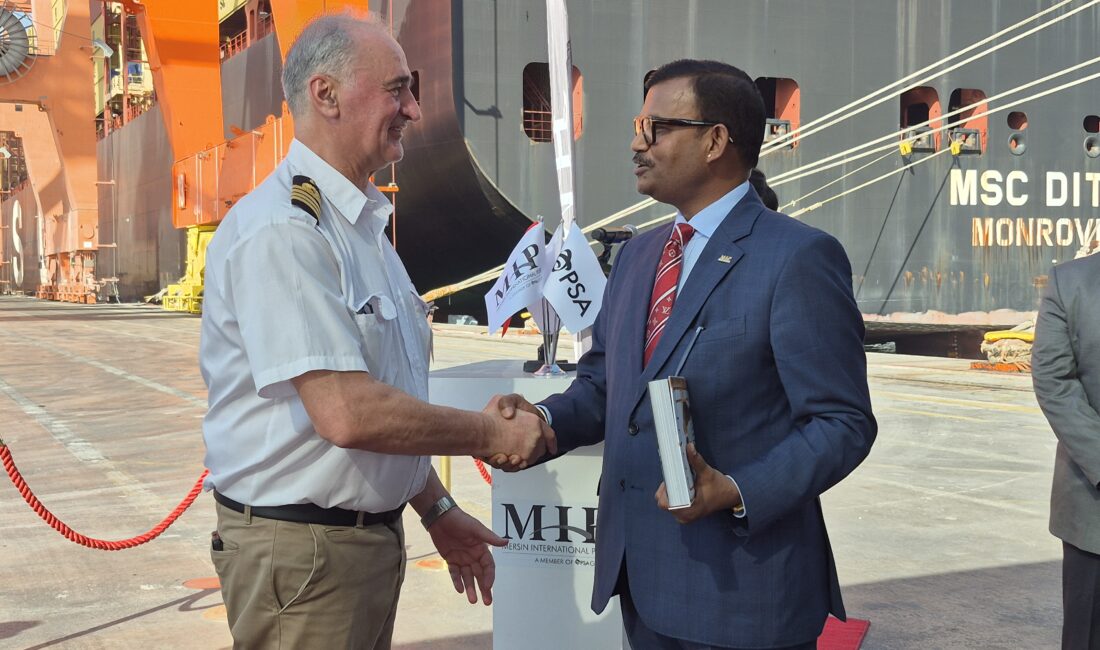 Mersin Uluslararası Limanı (MIP), 880 metre uzunluğundaki yeni tamamlanan East