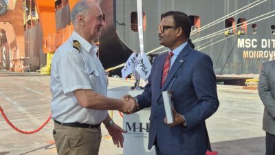 Mersin Uluslararası Limanı (MIP), 880 metre uzunluğundaki yeni tamamlanan East