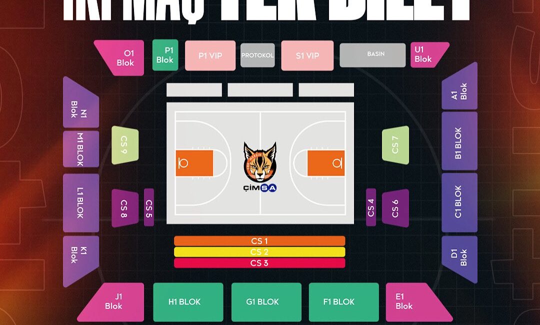 ÇİMSA Çukurova Basketbol Mersin’in evinde oynayacağı 12 Ekim Pazar 17.00’de