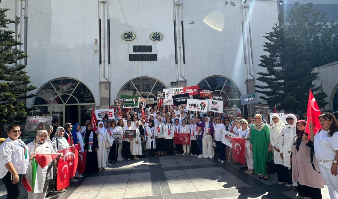 ACININ ADI GAZZE! AK Parti Mersin Kadın Kolları Gazze’nin sessiz çığlığına ses olmak için