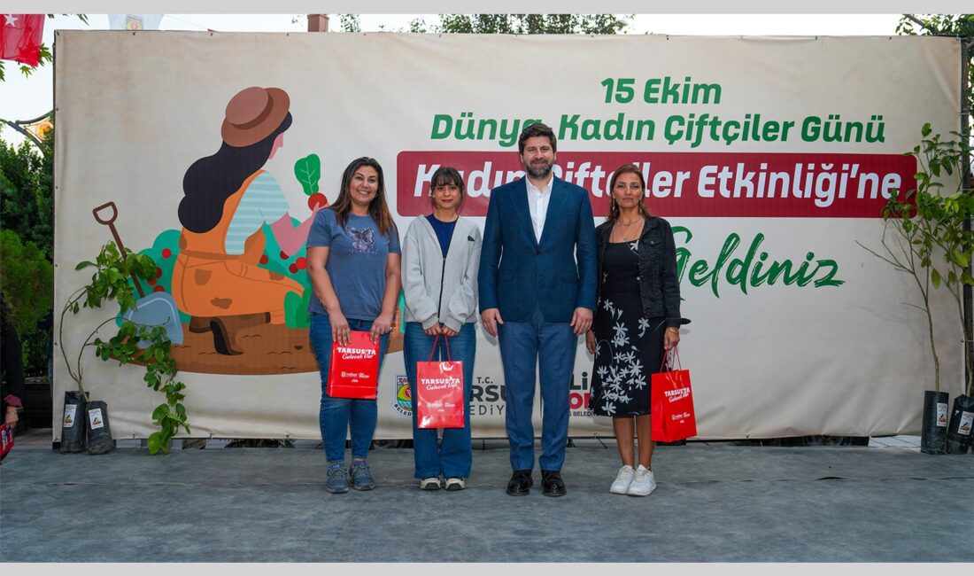 Tarsus Belediye Başkanı Ali Boltaç, 15 Ekim Dünya Kadın Çiftçiler