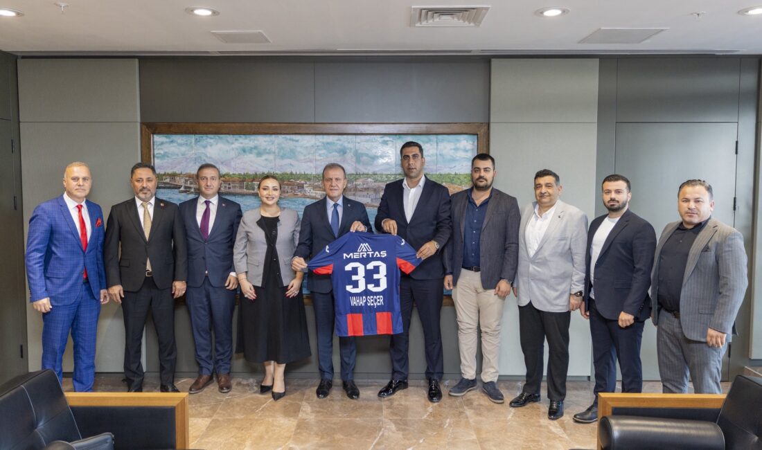 MİY’DEN BAŞKAN SEÇER’E ZİYARET Yeni Mersin İdman Yurdu Kulüp Başkanı Servet Özdemir ve Yönetim