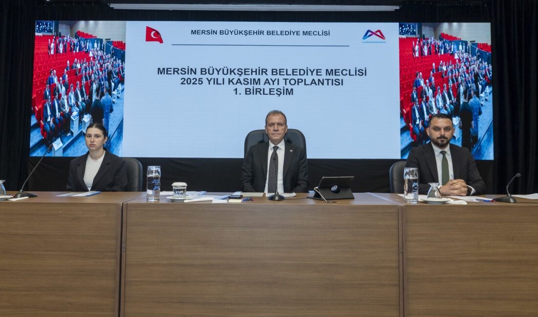 “2026 YILINDA TRAMVAYIN İHALESİNİ YAPIP MERSİN’E KAZANDIRMAYI HEDEFLİYORUZ” Mersin Büyükşehir Belediye Meclisi’nin 2025 Yılı Kasım Ayı Olağan Toplantısı