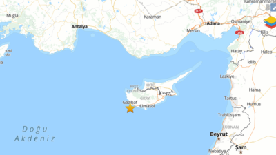 AFAD Akdeniz’de 5.2 büyüklüğünde deprem meydana geldiğini duyurdu. Saat 12.31’de