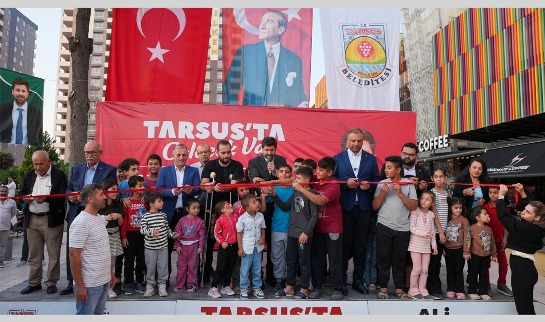 PELİN KIYGA (YAŞOT) PARKI HİZMETE AÇILDI Tarsus Belediyesi tarafından Fevzi Çakmak Mahallesi’nde yapımı tamamlanan Pelin Kıyga