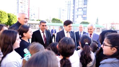 İl Millî Eğitim Müdürü Muhammed Özdemirci, Mezitli ilçesindeki okul ziyaretleri
