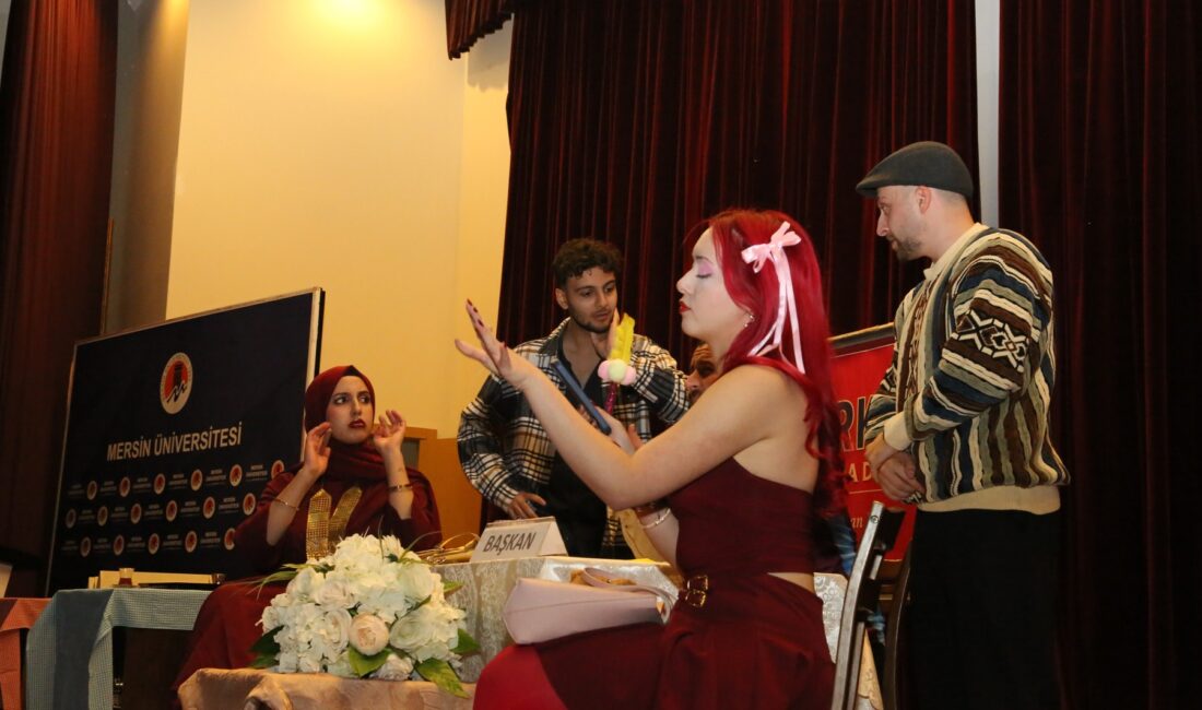 Eğitim Fakültesi Tiyatro Gönüllüleri’nden Deprem Bölgesine Umut Olan Gösteri Mersin Üniversitesi Eğitim Fakültesi Tiyatro Gönüllüleri’nin sunduğu “Türkçem Eyvah” adlı