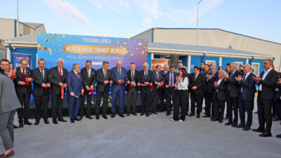 TOBBUND Mersin Kolay Transit Merkezi törenle hizmete açıldı. Açılışa Mersin