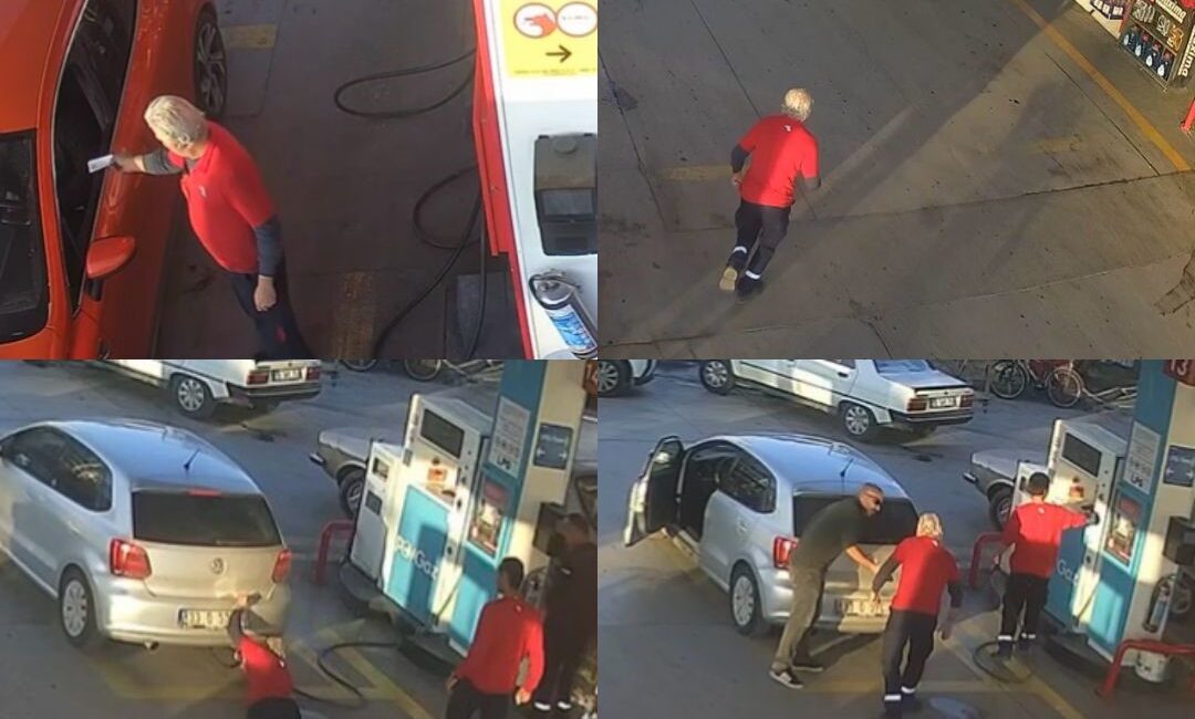LPG pompası takılıyken hareket eden araca pompacı son anda müdahale etti Mersin’de bir akaryakıt istasyonunda LPG pompası takılıyken sürücünün aracı hareket