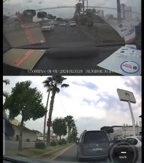 Mersin’de trafikte makas atarak tehlikeye neden olan sürücü, görüntülerin sosyal