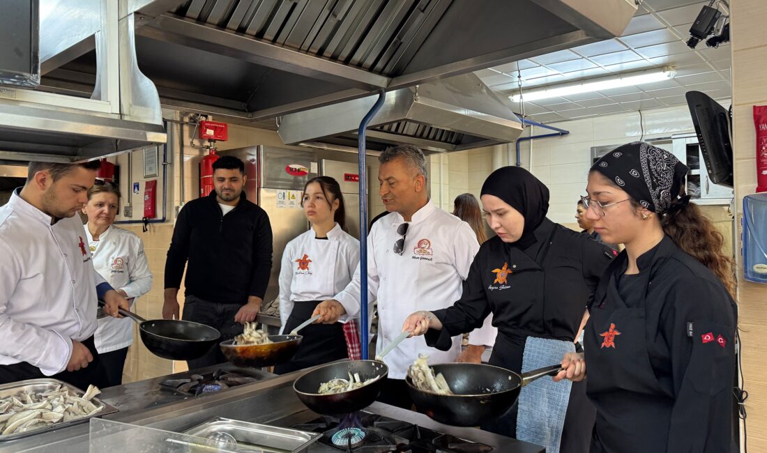 Tarsus Belediyesi bünyesinde üretilen istiridye mantarları, Mersin Üniversitesi Gastronomi Bölümü
