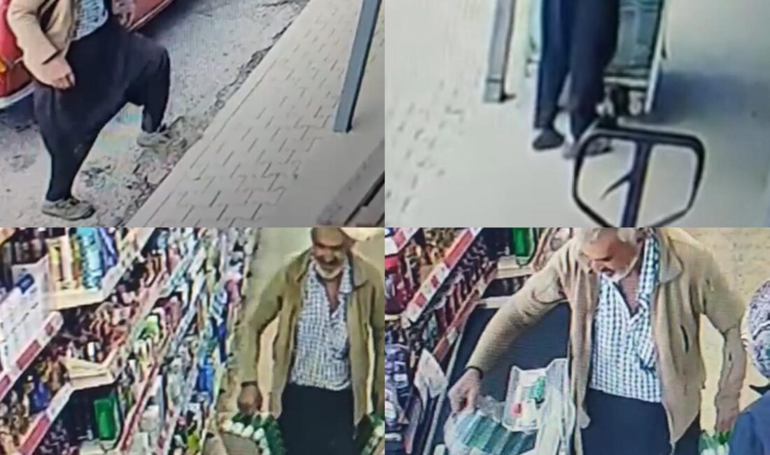 Mersin‘in kırsal bir mahallesinde, çamurlu olan ayakkabılarını kapıda çıkarıp çorapla