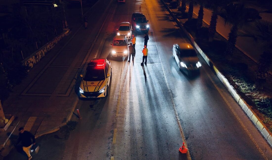 Mersin polisi çok sayıda ekiple günübirlik evler ile alkollü eğlence mekânlarına