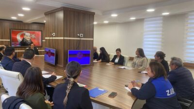 Mersin’in Bozyazı ilçesinde Kadına Yönelik Şiddetle ve Bağımlılıkla Mücadele toplantısı