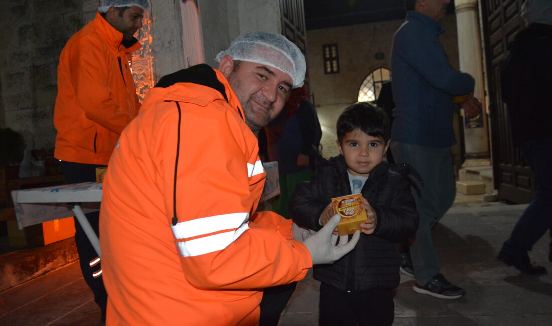 Mersin Büyükşehir Belediyesi; her kandil olduğu gibi Regaip Kandili’nde de