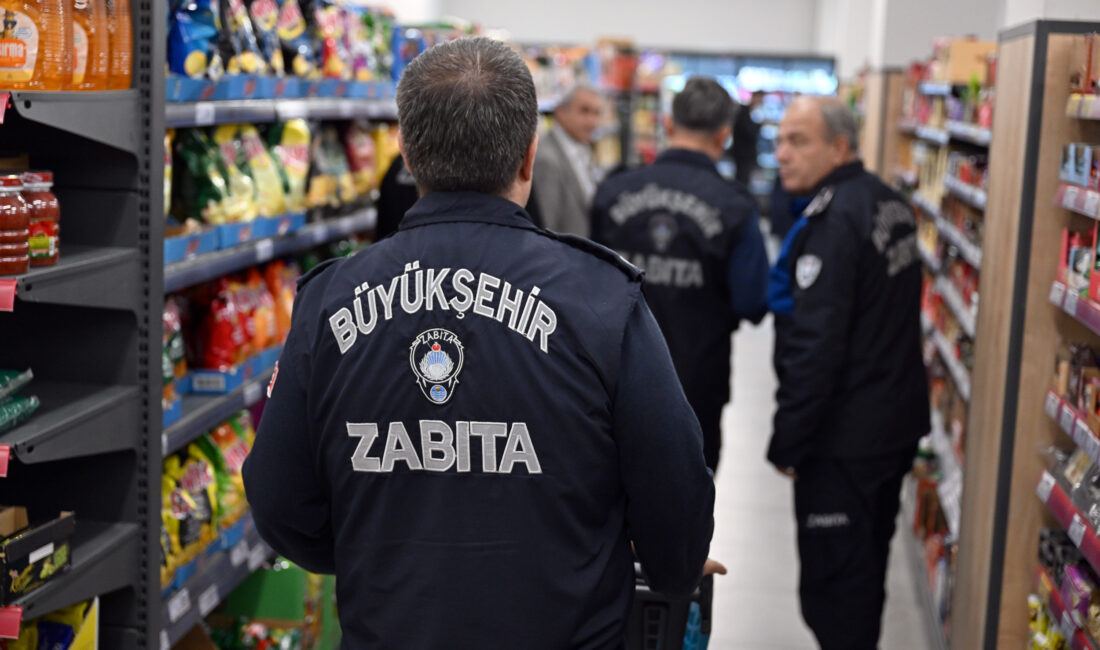Mersin Büyükşehir Belediyesi Zabıta Dairesi Başkanlığı’na bağlı Denetleme Zabıta Şube