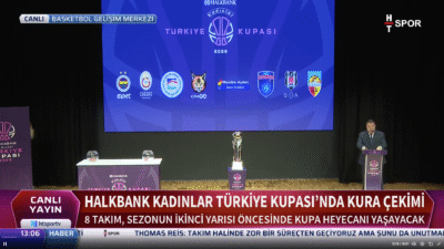 Kadınlar Türkiye Kupası’nda çeyrek final eşleşmeleri belli oldu. Halkbank Kadınlar