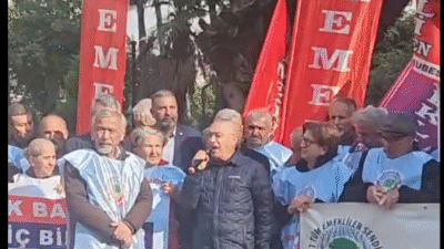 2021 Tüm Emekliler Sendikası Mersin Şubesi işçinin, emekçinin ve emeklinin