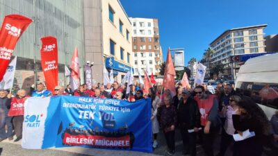 Sol Parti’nin geçtiğimiz günlerde çağrıcılığını yaptığı emek yürüyüşlerinin  ilk buluşması