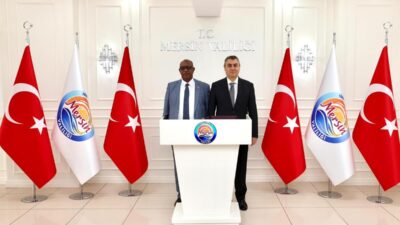 Mersin Valisi Atilla Toros, Sudan Cumhuriyeti Kızıldeniz Eyaleti Valisi Mustafa