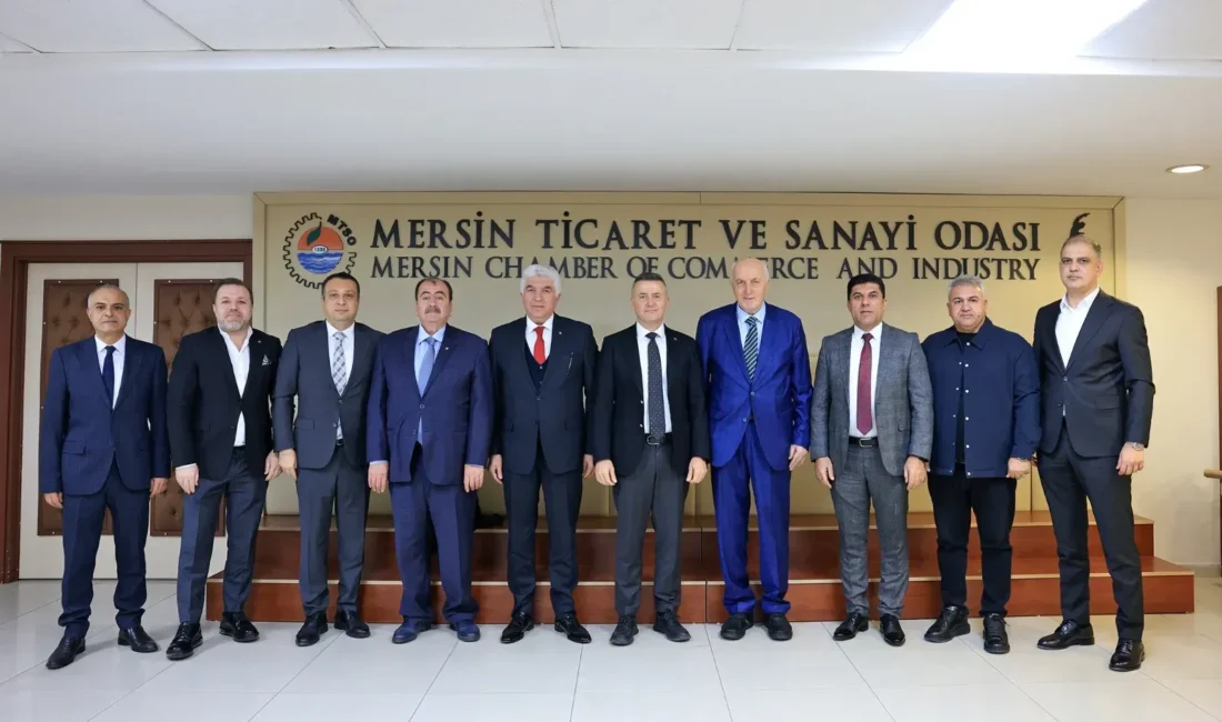 Mersin Kolay Transit Merkezi’nin açılışı kapsamında Mersin’e gelen TOBB UND