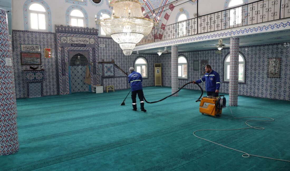 Akdeniz Belediyesi, ilçe genelinde bulunan ibadethanelerde vatandaşların ibadetlerini daha sağlıklı,